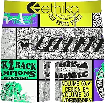 Ethika Men's Mid Boxer Brief