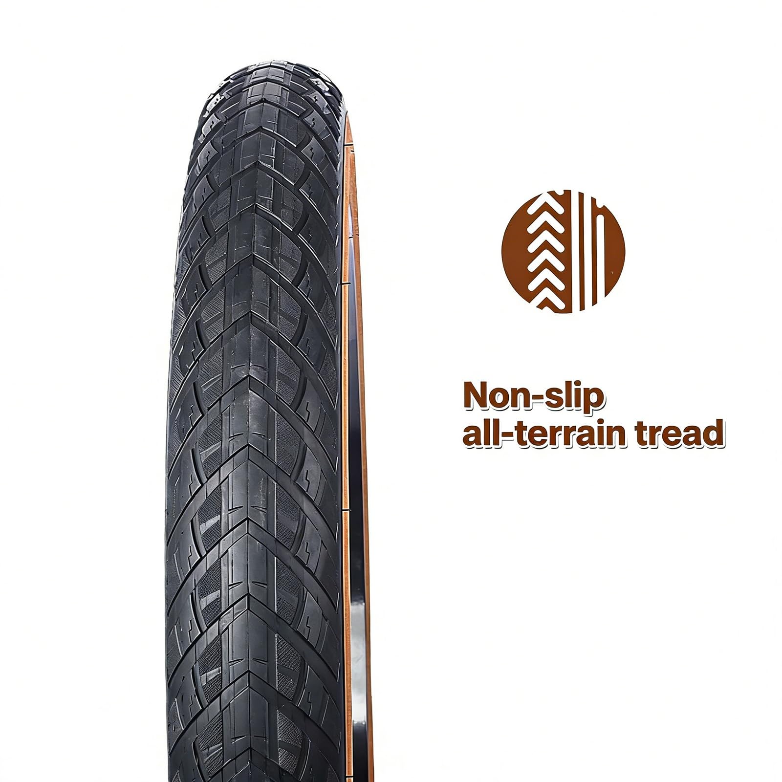 26x4.0 Opona Fat Bike, 60 TPI Odporna na Przebicia, Wszystkie Tereny dla E-Bike i MTB, Śnieg i Piasek, 30 PSI z Grubą Ścianką, Gotowa na Tubeless(TIRE AND TUBE)