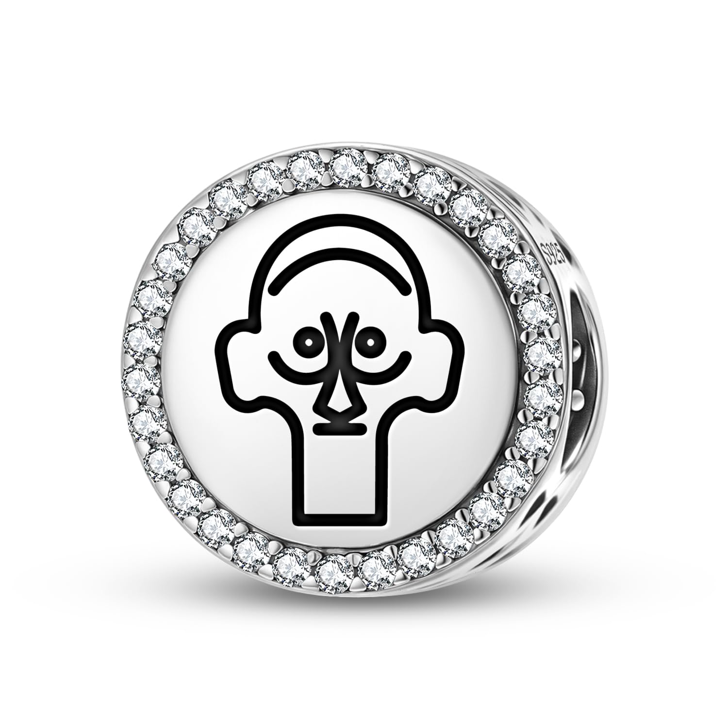 Breloque argent 925 île de Pâques idée cadeau pour bracelet - 5