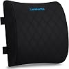 Lumbar Support Pillow for Office Chair Back Support Lumbar Pillow for Car, Gaming, Office Chair - Improve Sitting Posture & Back Pain Relief, Memory Foam, Adjustable Straps, Black