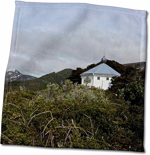 3dRose 11x12 Wash Cloth for Face and Body - San Juan The Salvamento Lighthouse Kike Calvo Patagonia ISLA DE Los ESTADOS