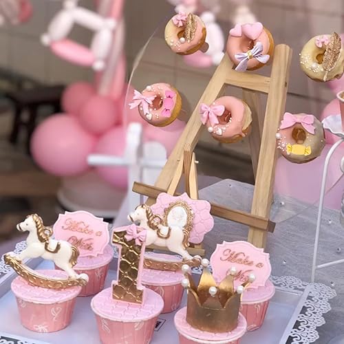 Miniatura 5 de MINFEIDMS Moldes de silicona para fondant, moldes de caramelo de chocolate para decoración de pasteles, decoración de cupcakes, pasta de goma de