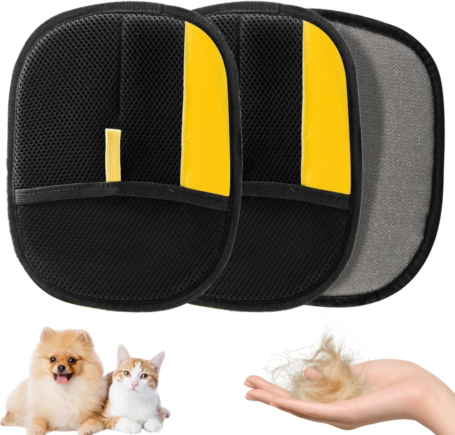 3 PCS Pet Hair Remover Electrostatic Gloves, Electrostatic Gloves Pet Hair, Reusable Pet Hair Removal Glove for Cats & Dogs, Premium Cat & Dog Hair Remover Mitt for Couch Furniture Carpet Car Seat 3 PCS Pet Hair Remover Electrostatic Gloves, Electrostatic Gloves Pet Hair, Reusable Pet Hair Removal Glove for Cats & Dogs, Premium Cat & Dog Hair Remover Mitt for Couch Furniture Carpet Car Seat