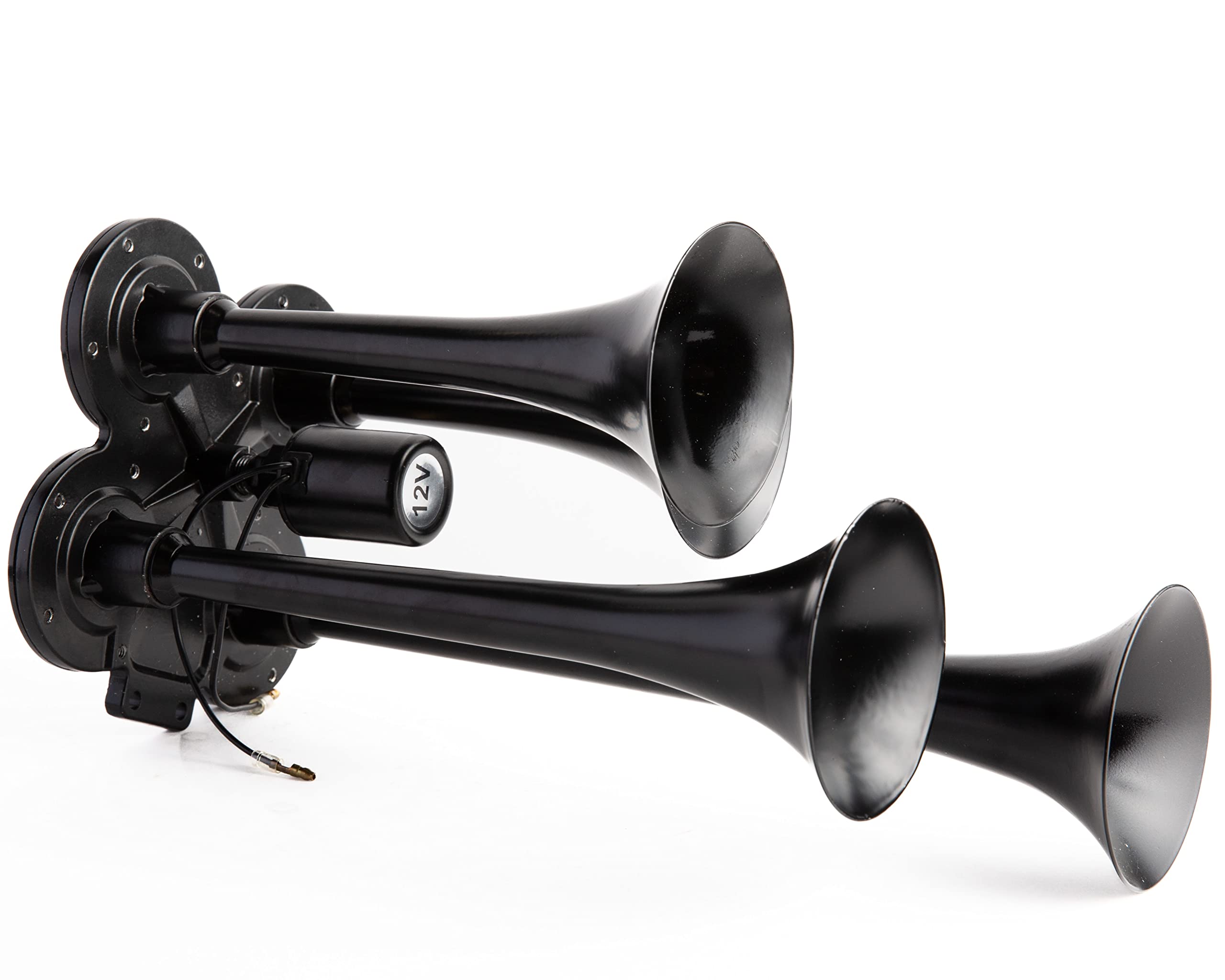 Amazon.com: Viking Horns | Four Trumpet Air Horn (Black