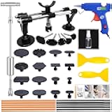 Dent Puller Kit - Paintless Dent Removal Kit, Dent Repair Kit with Slide Hammer T-Bar, Bridge Puller, Car Dent Puller Kit for Auto Hail Damage Door Ding 38 pcs (with Glue Set)