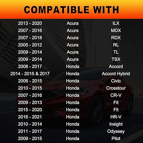 Miniatura 3 de 17670-T3W-A01 Tapa de depósito de combustible de repuesto compatible con Honda Accord Accord Hybrid Civic Crosstour CR-V Fit HR-V 2005-2021 | Acura