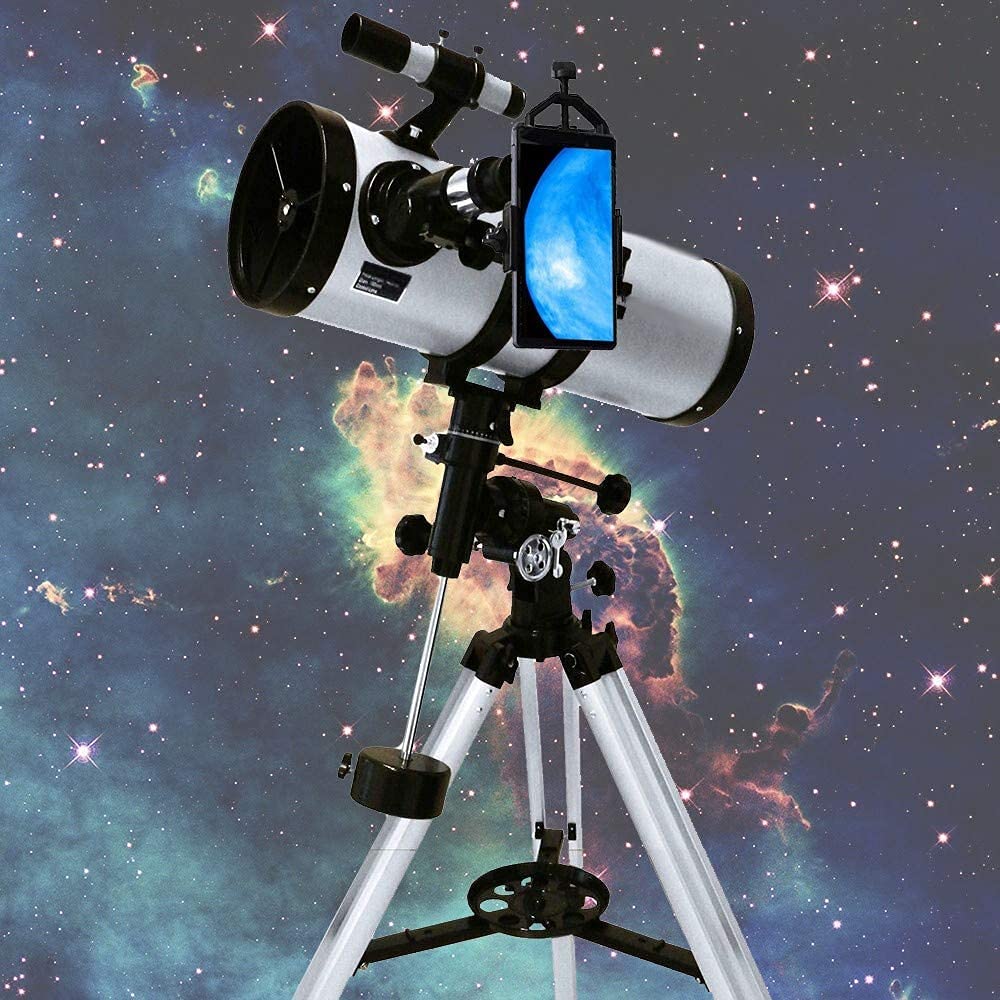 HND Pack télescope XXL Astrophotographie 1400-150 avec Lunette astronomique Zoom et Accessoires