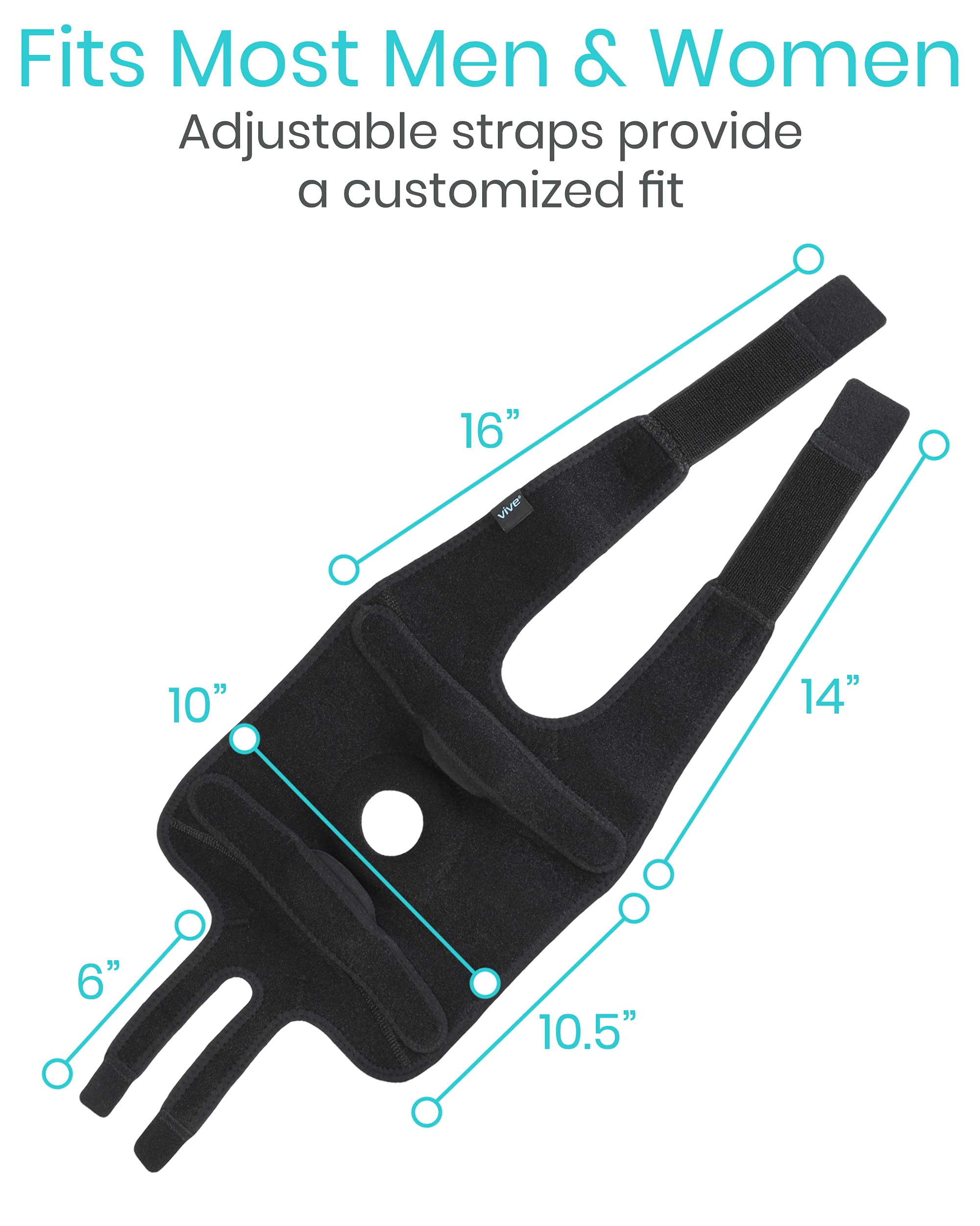 Vive Hinged Knee Brace Open...B01IPWZI5G