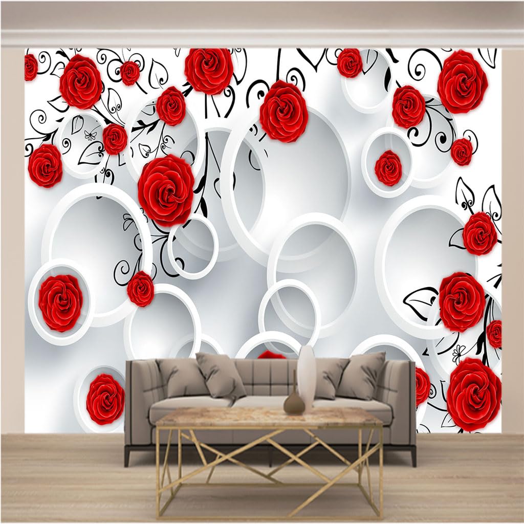 Papier peint panoramique 3D pour agrandir une petite chambre