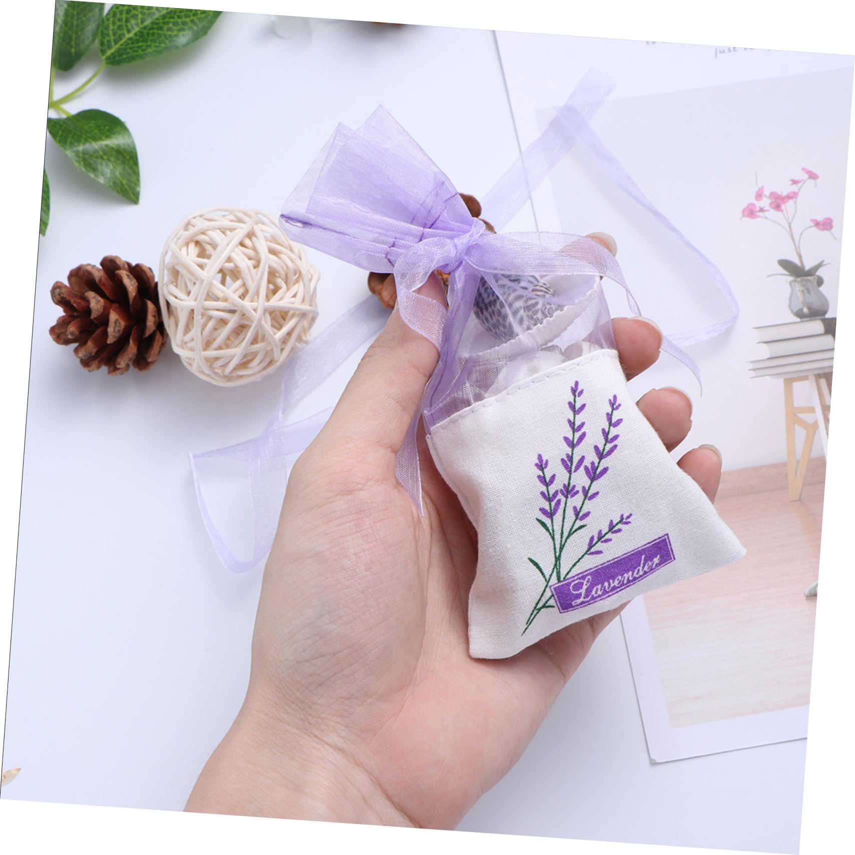 Zerodeko 72piezas Bolsas De Vacías Diseño Floral De Aromáticas Para Relajación y Color y Flores