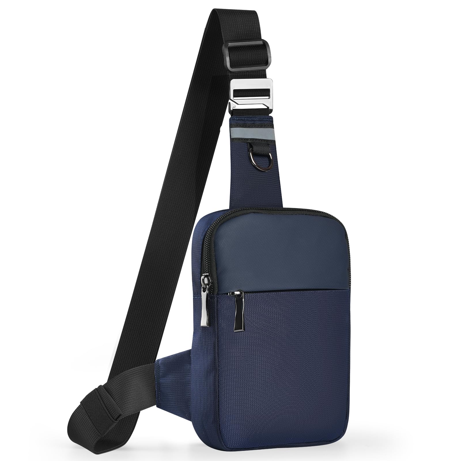 TibroniSling Bag Umhängetasche Brusttasche Schultertasche Herren Damen mit  RFID-Blockierung, Shoulder Bag, Chest Crossbody Bag, Herrentaschen Klein