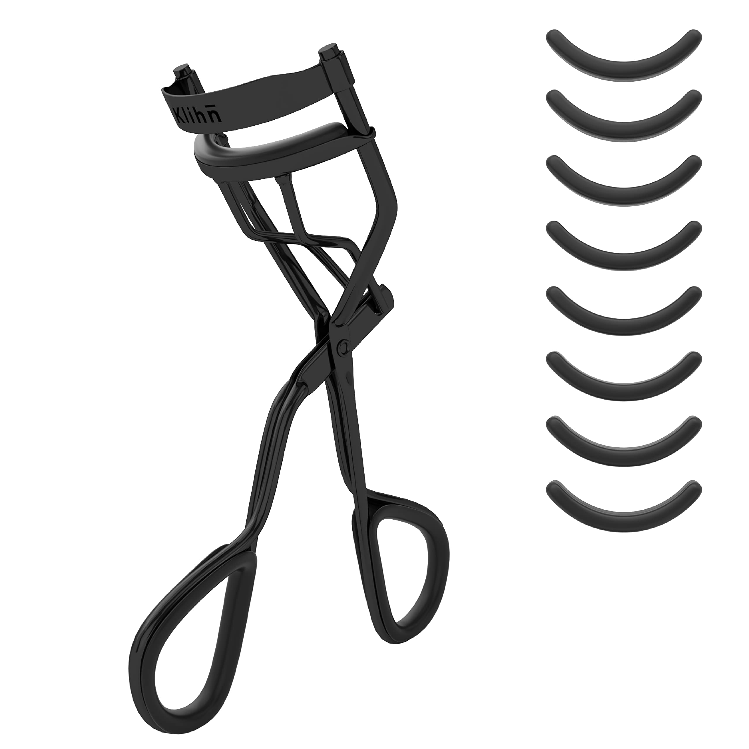 Wimpernzange Mit 3 Ersatzpads – Ergonomisch & Sanft Für Alle Augenformen, Material: Karbonstahl