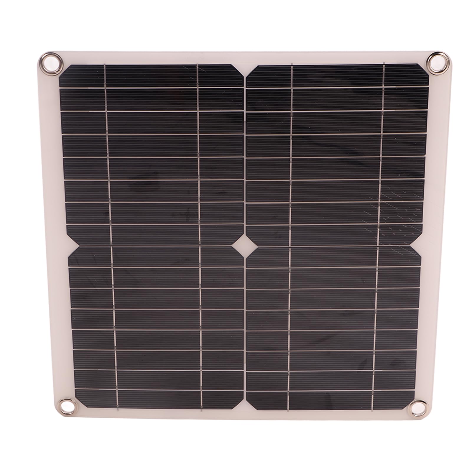 Kit de Ventilador de extracción Solar de 18 V y 12 W, Ventilador Solar Impermeable de Corriente Continua sin escobillas, Ventilador de refrigeración con Panel Solar Redondo para la