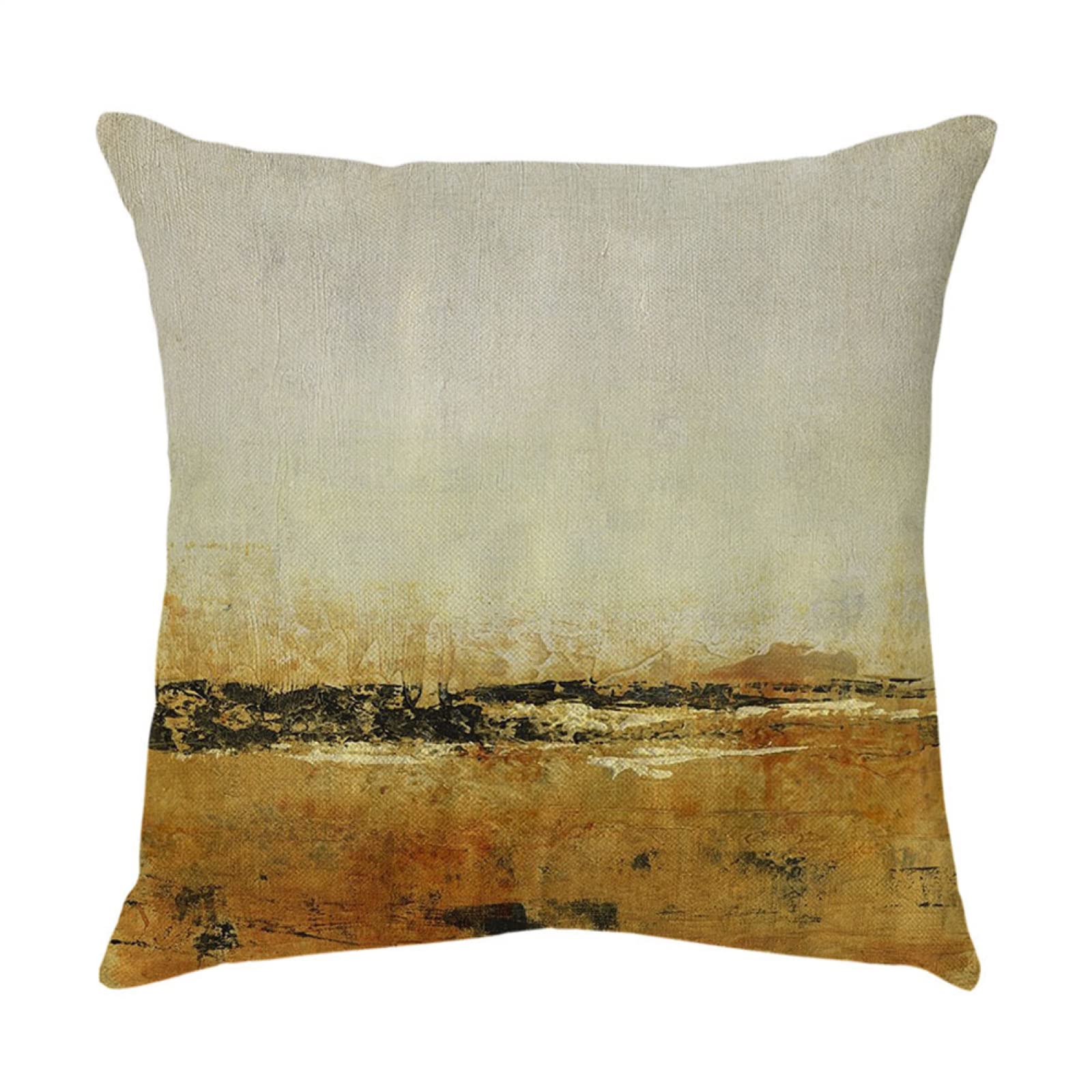 4 Piezas Funda de Almohada Dorado Abstracto Fundas de Cojín Terciopelo Sencillo y Decorativo para Sofá Camas Dormitorio Coche Lino Cojines Throw Pillow Covers 80x80cm/32x32 Inch