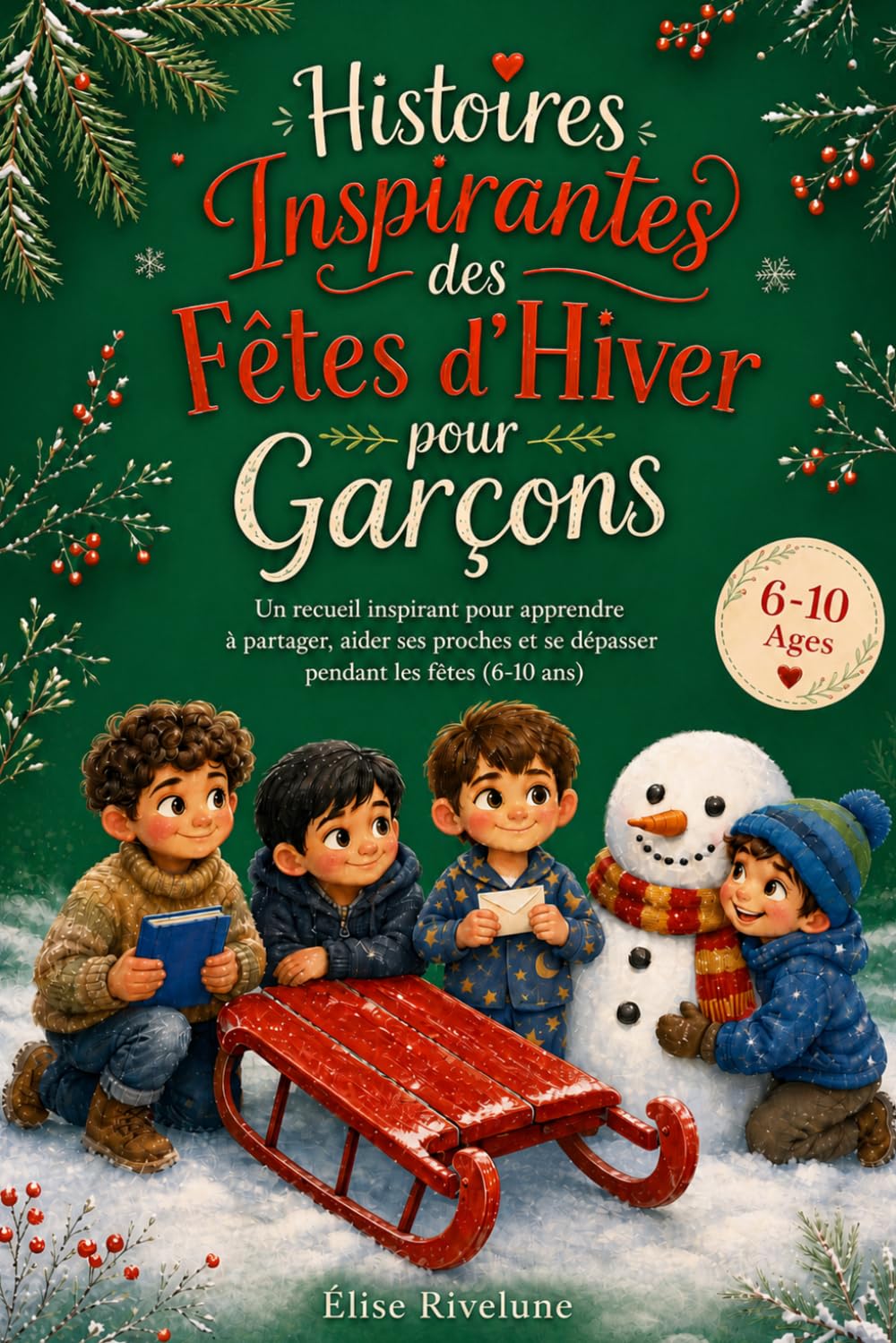 Histoires Inspirantes des Fêtes d’Hiver pour Garçons: Un recueil inspirant pour apprendre à partager, aider ses proches et se dépasser pendant les fêtes (6–10 ans)