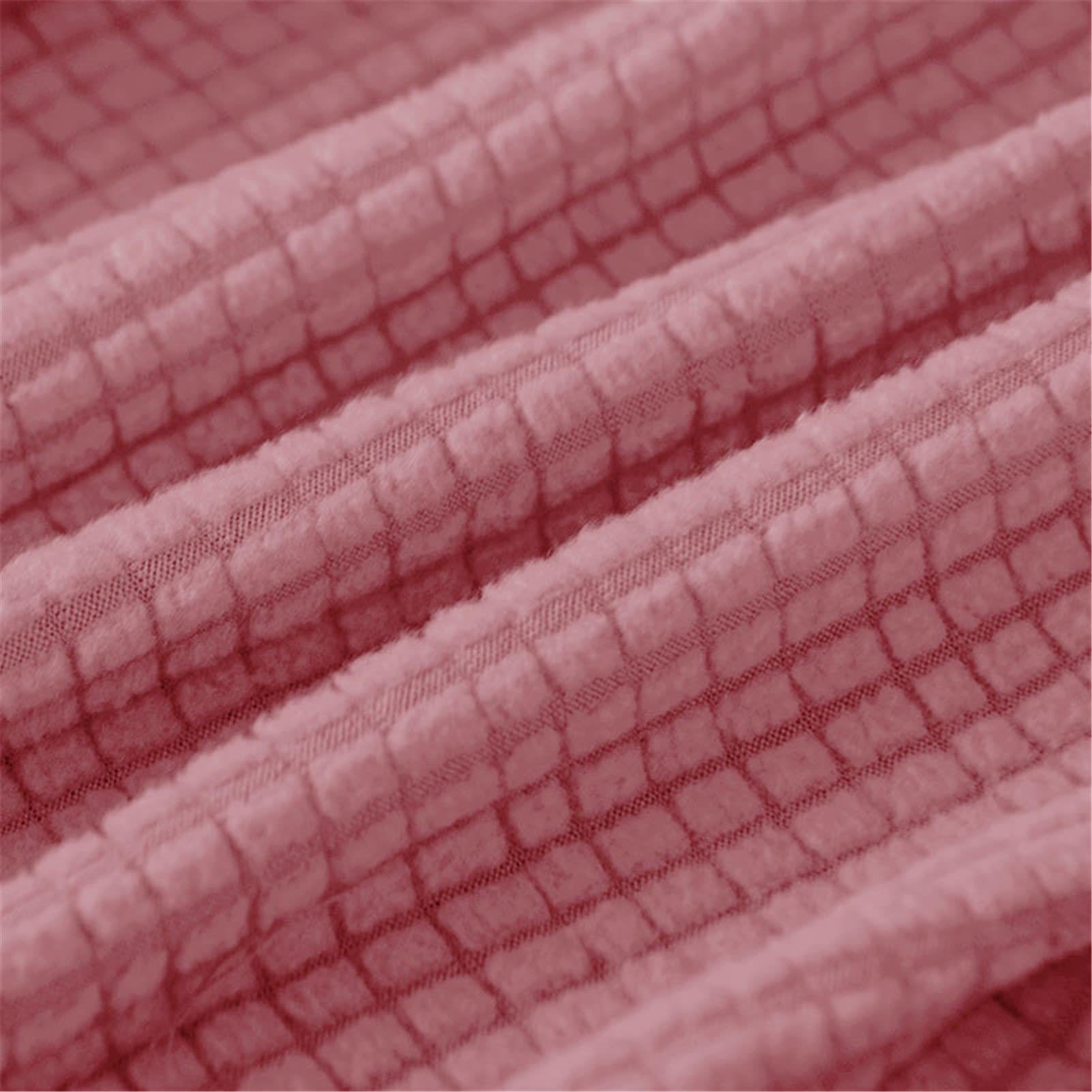 Highdi Copridivano Elasticizzato 2 Posti con Braccioli, Fodera per Divano, Universale Copridivani Copri Divano per Poltrone Mobili Sofa Protettore ( Rosa,2 Posti
