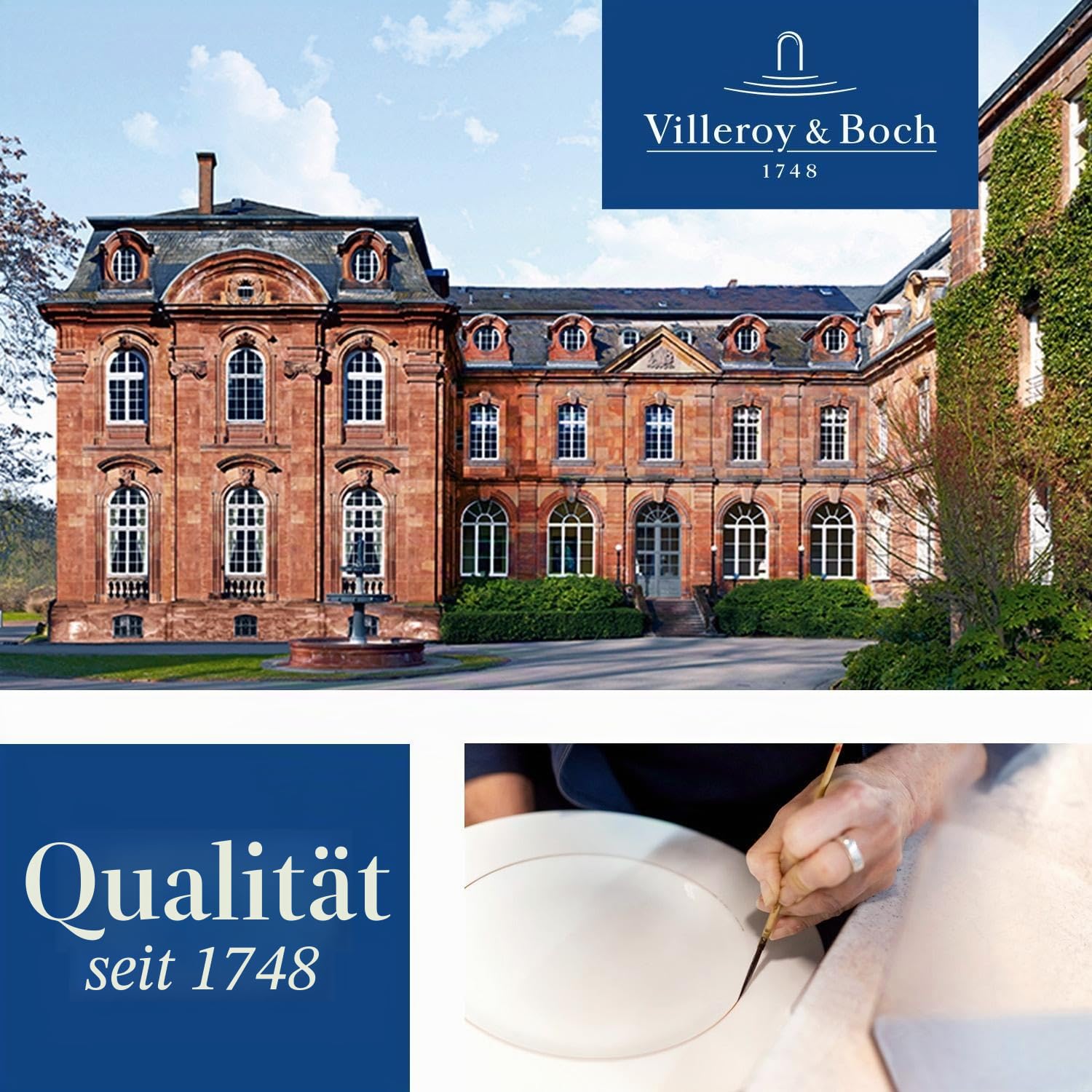 Villeroy & Boch - For Me Dinner Set 8 teilig Weiß, Spülmaschinenfest, Mikrowellensicher, mit Speisetellern und Suppentellern, Geschirr, Geschirrset, Teller Set, Service, Premium Porzellan