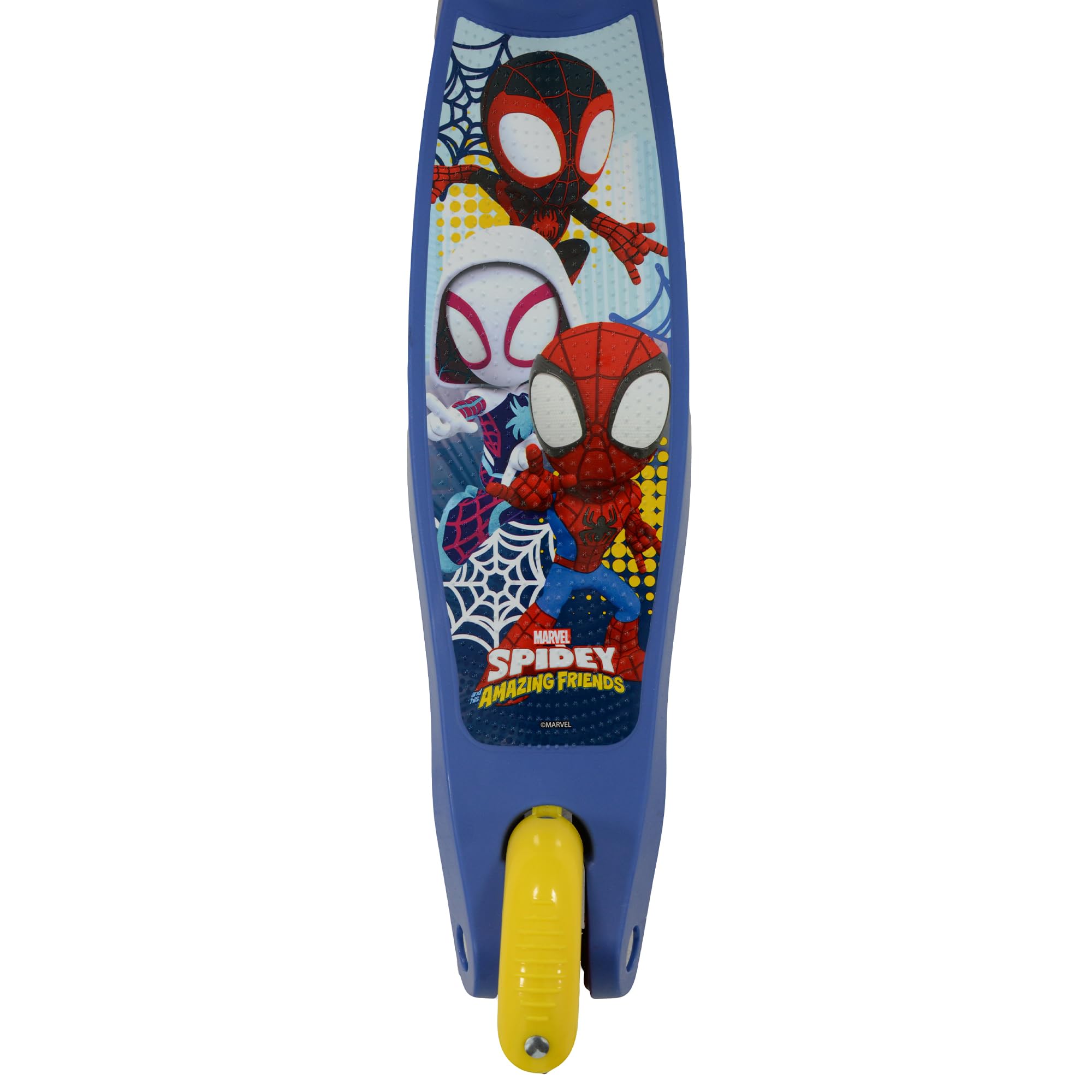 Spidey & His Amazing Friends – Trottinette à 3 Roues avec Roues Lumineuses – Guidon réglable – À partir de 3 Ans