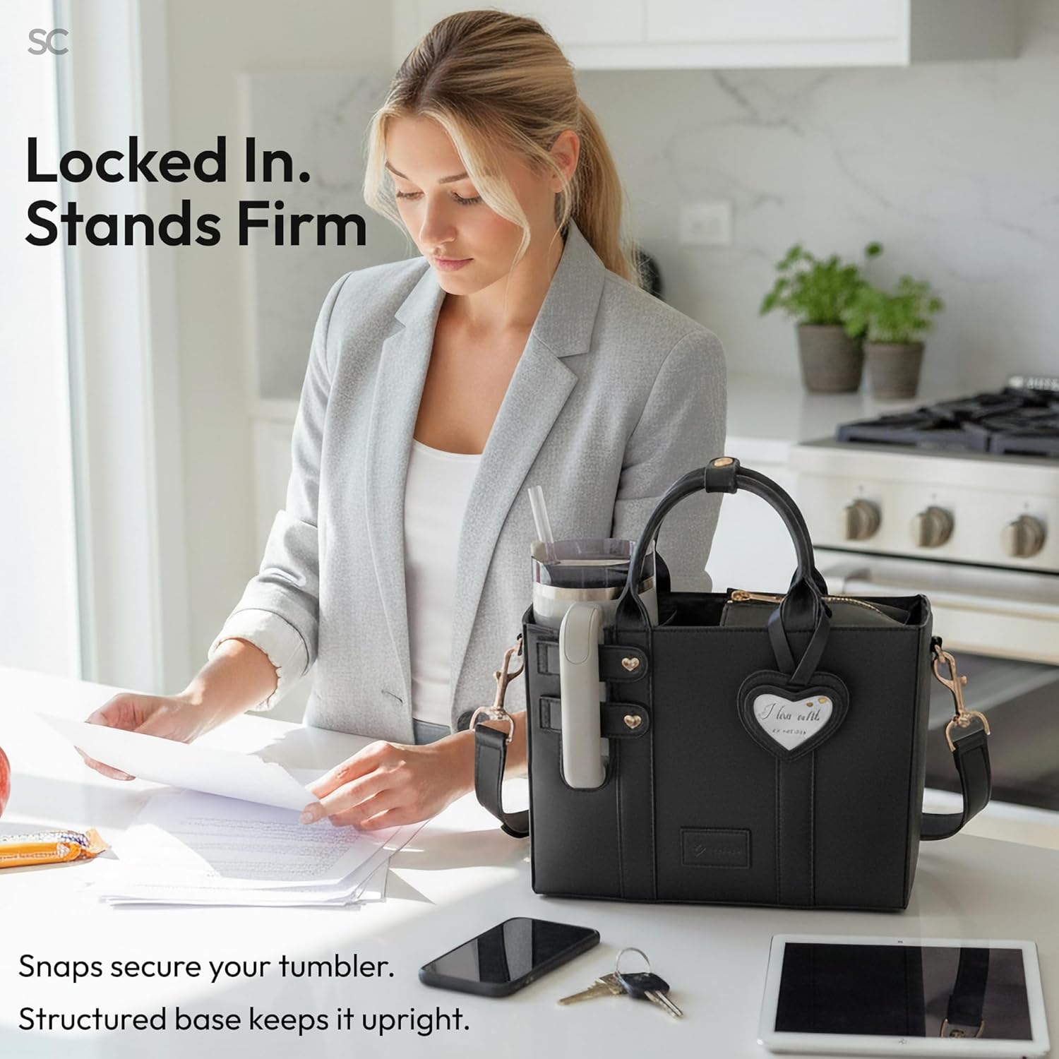 stanley purse stanley cup purse with cup holder 40 oz crossbody bag Tote