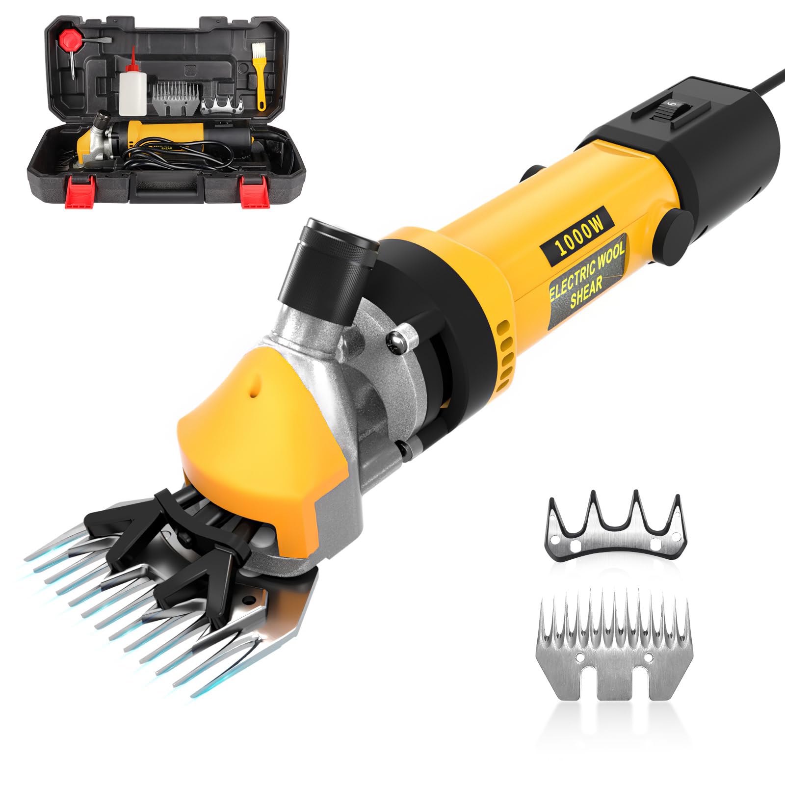Electric Sheep Trimmer - 6 Speed, 1000W -9 Electric Sheep Trimmer - 6 Speed, 1000W -9