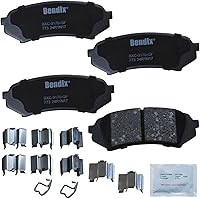 Vista 159 de Bendix Priority1 CFC154 - Juego de pastillas de freno de disco para Avanti II, Century, LeSabre, Regal, Riviera, chasis comercial, DeVille