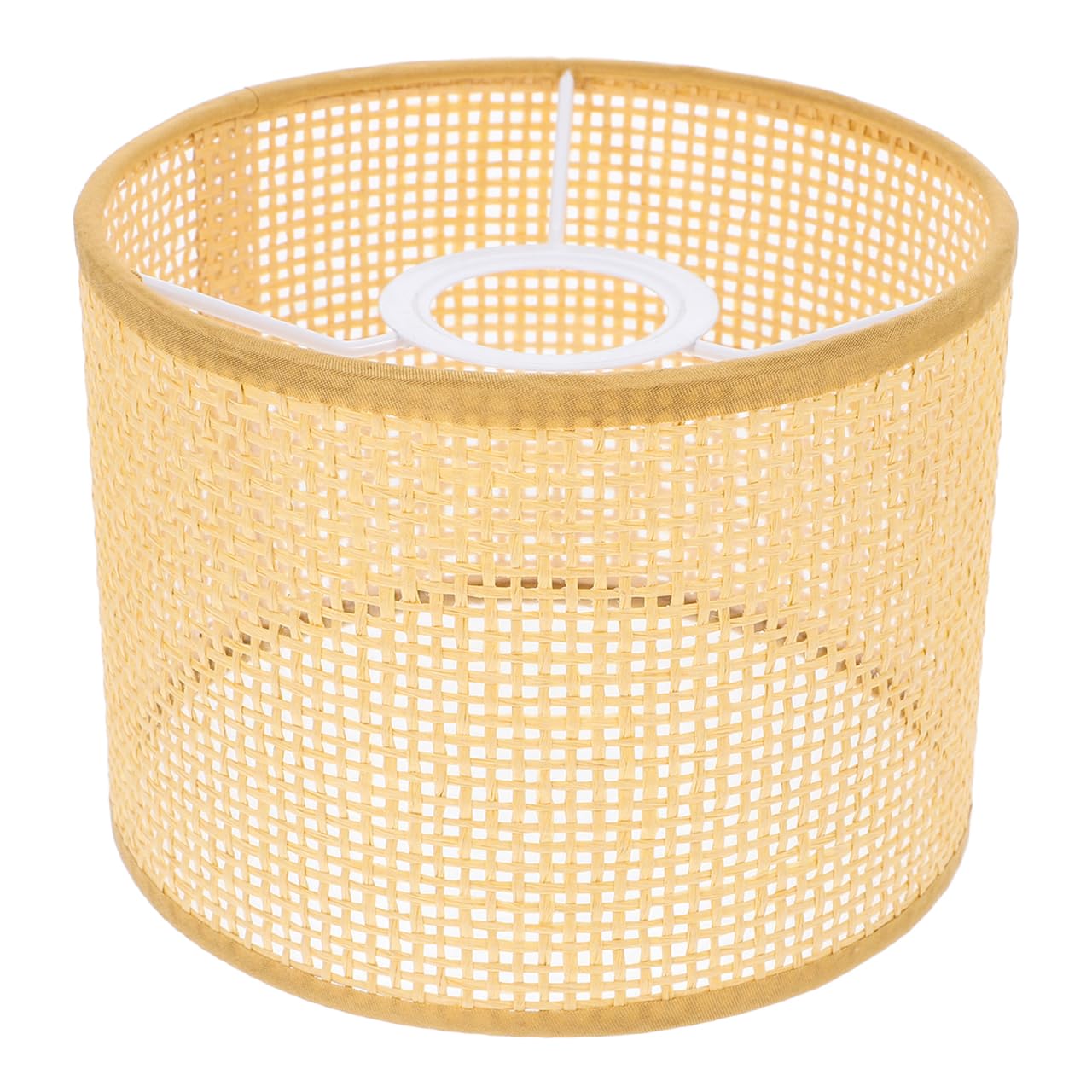 PRETYZOOM Rattan Lampshade Hand Woven Rattan Lamp Cover for Bedroom Bohemian Decor