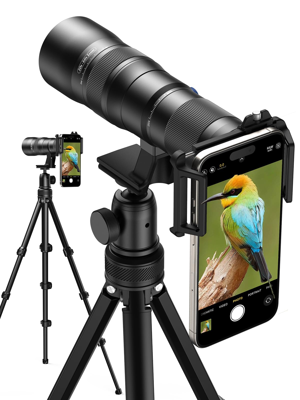 Amazon.com: 20-60X Zoom Telephoto Lens for Smartphones : Cell
