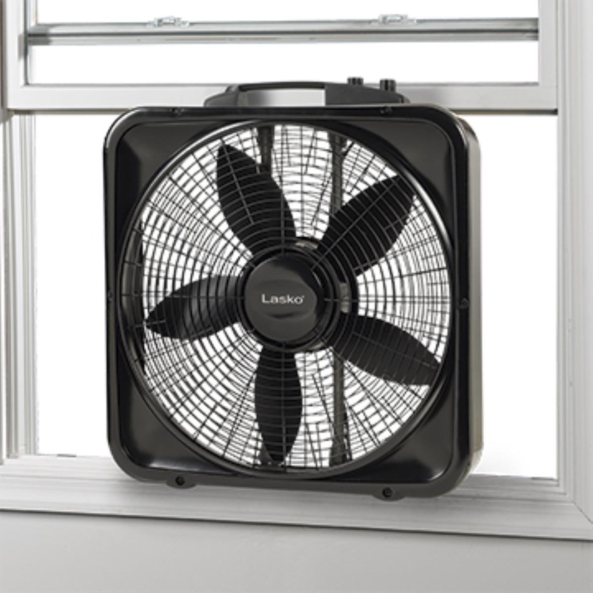 Lasko B20570 Box Fan w Thermostat Cooling B20570 : Amazon.in: Home u0026 Kitchen
