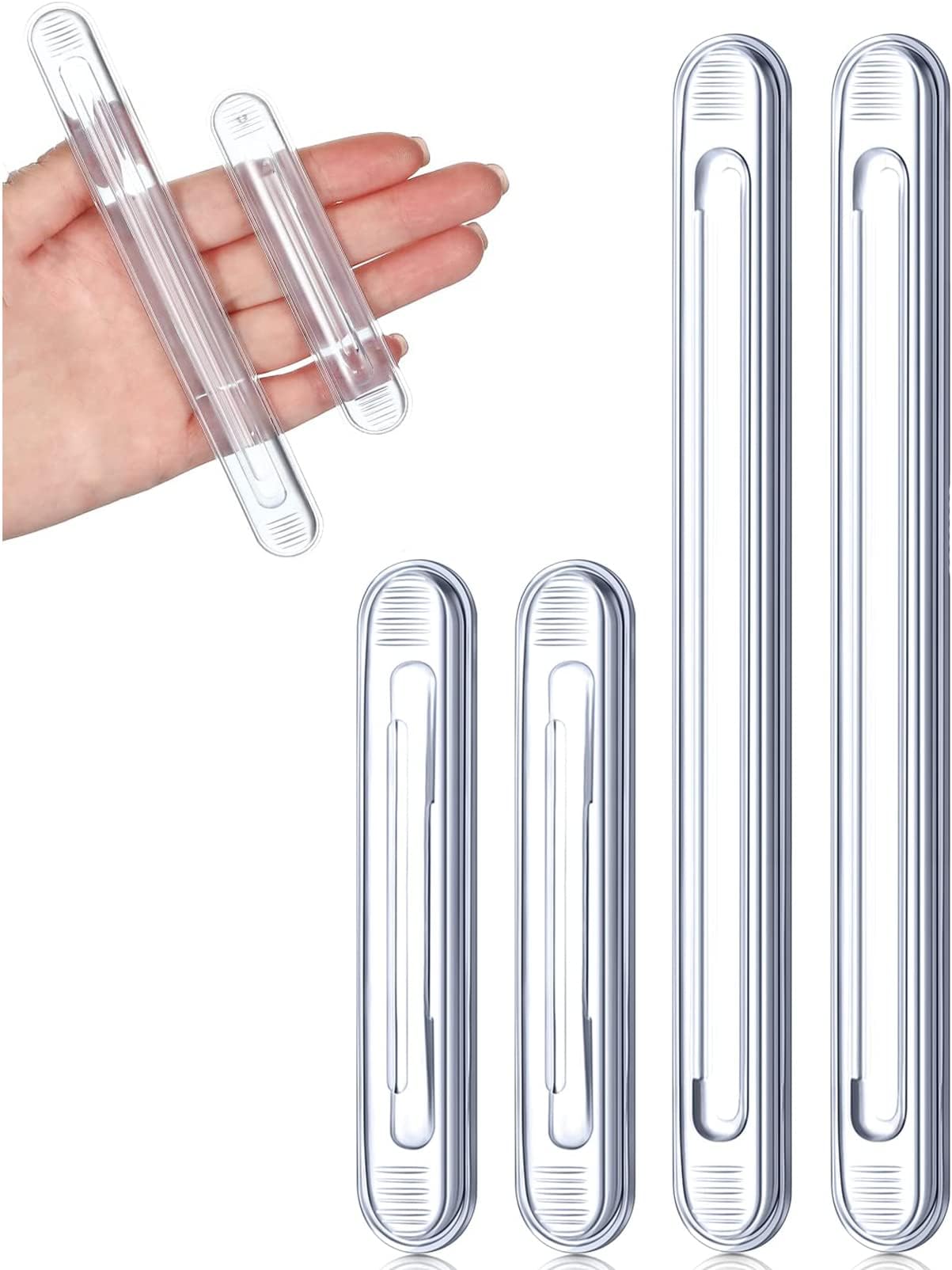 Anti-Collision Bumper Guard Protector Clear Strips, Invisible Universal Waterproof Car Door Edge Guards, 4PCS PVC Reusable Transparent Airbag Cushioning for Car, Furniture, Wall Protector