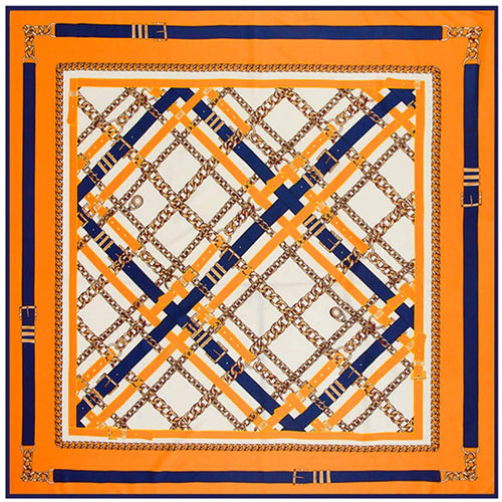 Foulard en soie twill grand format pour protéger le cou avec élégance