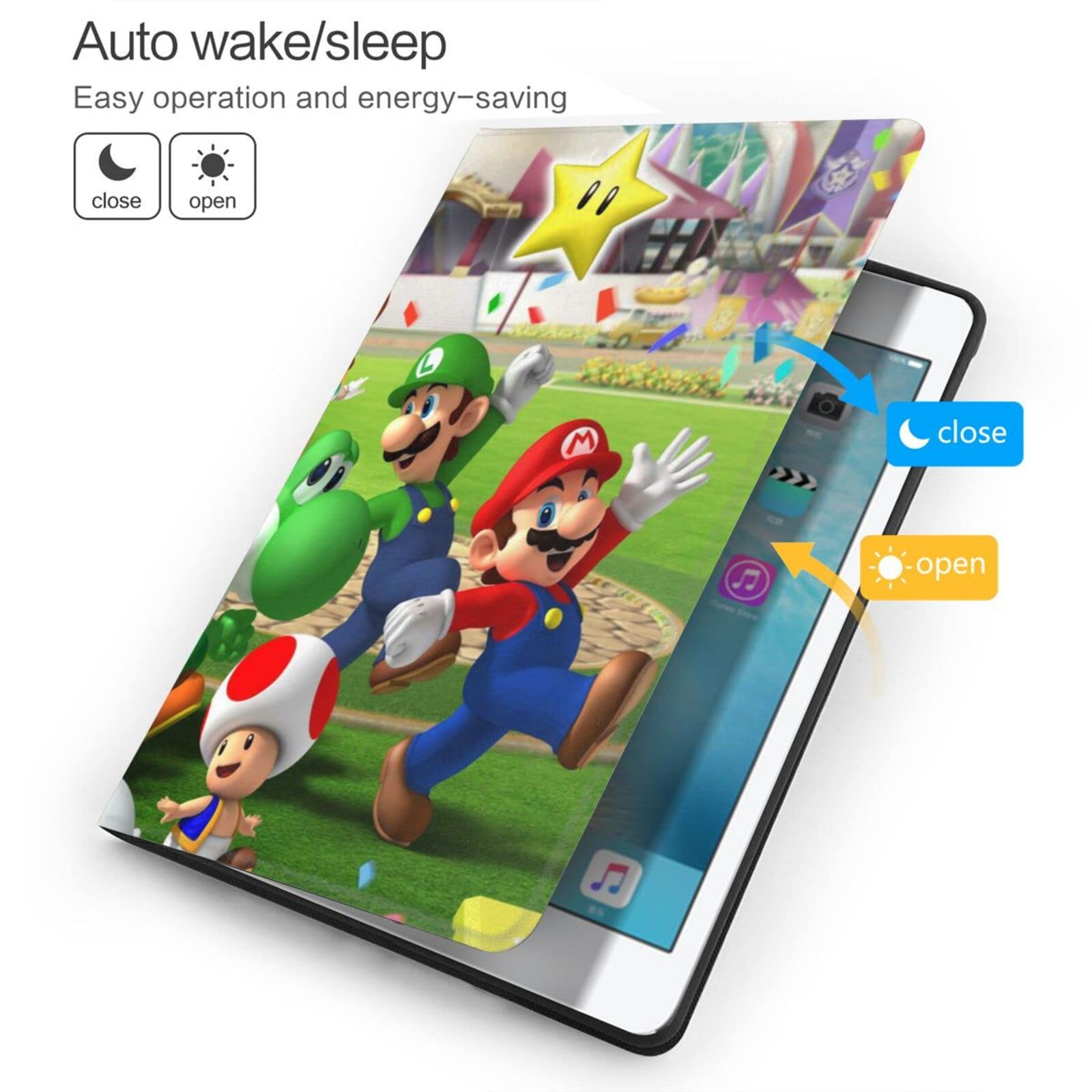 Amazon.co.jp: スーパーマリオ Ipad ケース Ipad 7th (10.2 インチ