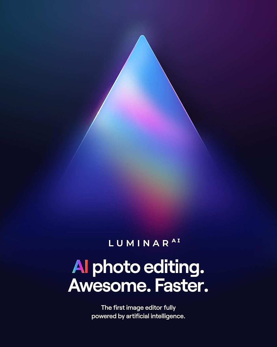 Software de edición de fotografías Luminar AI - Skylum Software Photo Editor - Usted trae la visión creativa - La potente IA le da vida - Obtenga el software de diseño gráfico para Mac y Windows 10 Pro - 2 asientos