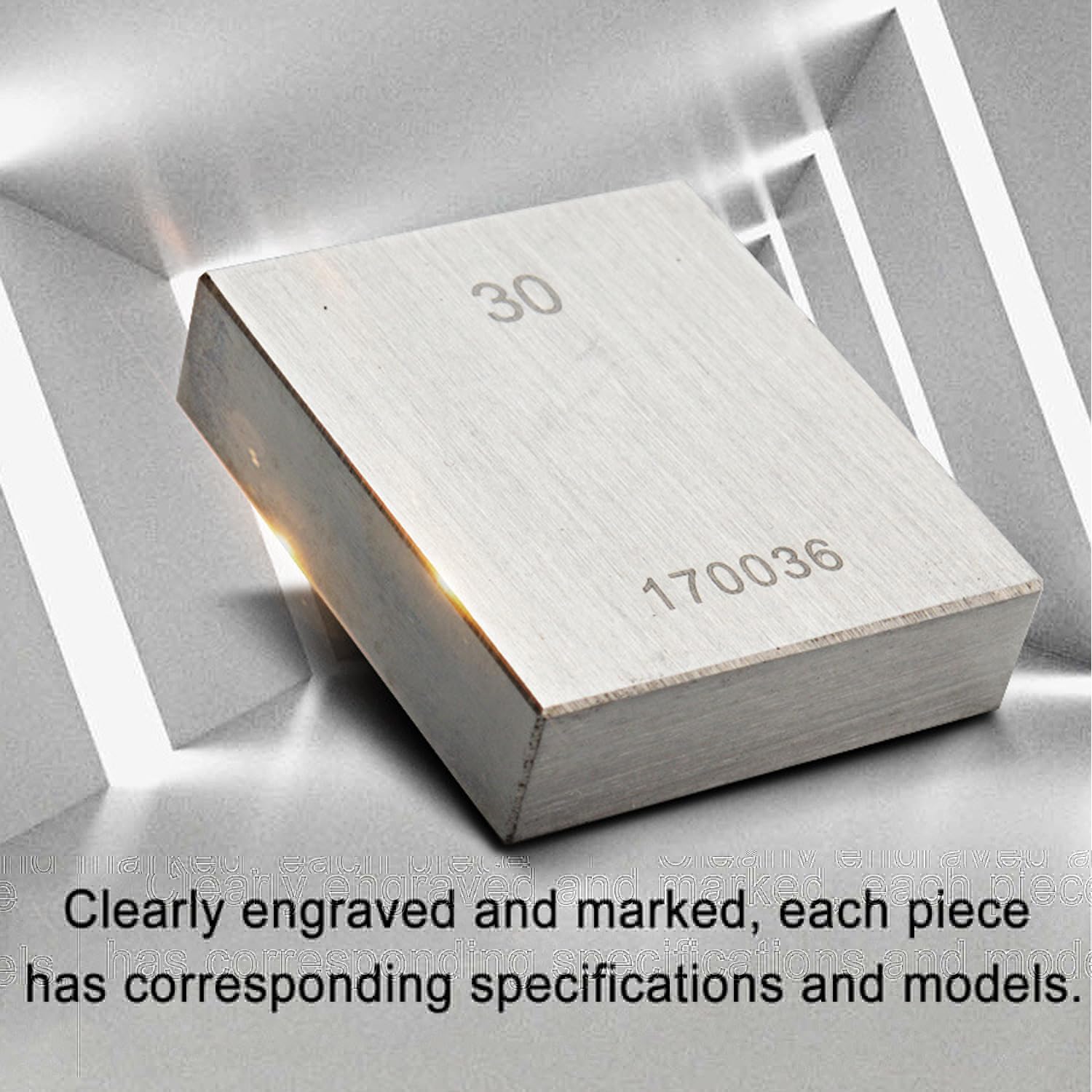 87Pcs Acciaio Slip Gauge Block Set Livello 0/1 Alta Velocità Misurazione Strumento Kit di calibrazione di precisione per Laboratorio di Ingegneria Industriale QC Accurato Riferimento dimensionale Stan