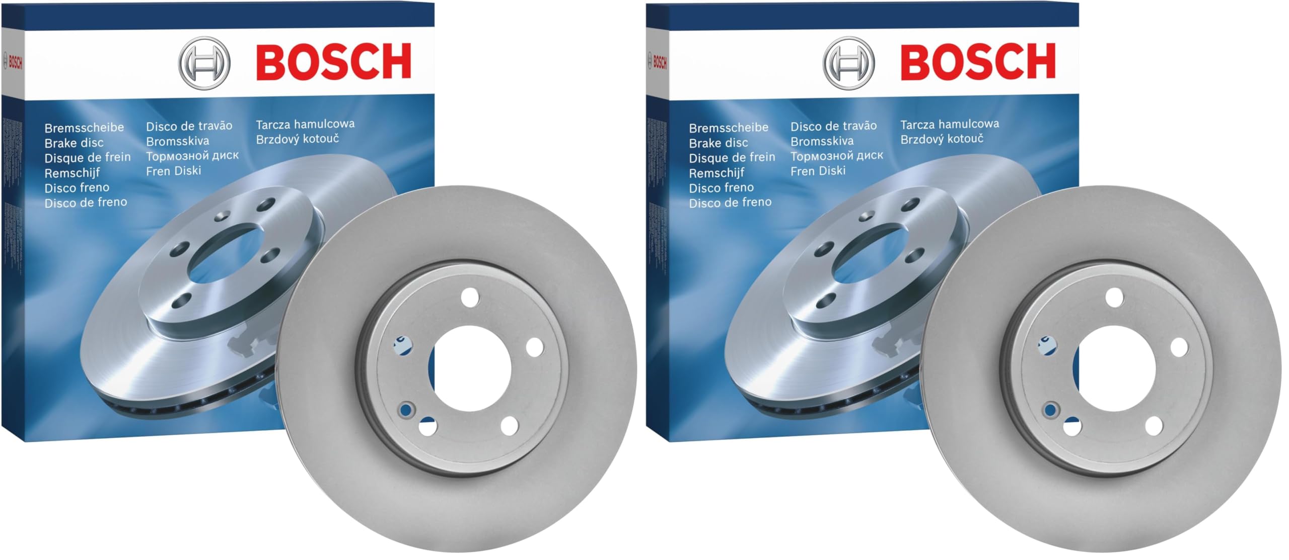 BOSCH Disco Freno BD1688 - Disco Freno Solido di 295mm - Asse Anteriore - Conforme al regolamento ECE-R90 - Lunga Durata, Anticorrosione Avanzata - 1 Disco (Confezione da 2)