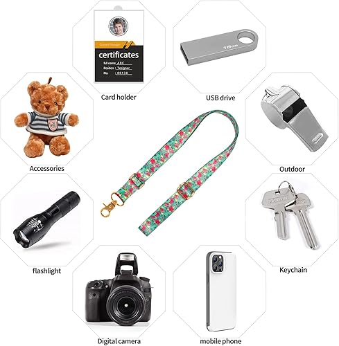 Miniatura 67 de Cordón para teléfono celular, correa cruzada para teléfono, correa de muñeca, cordones para llaves, correas de hombro ajustables universales