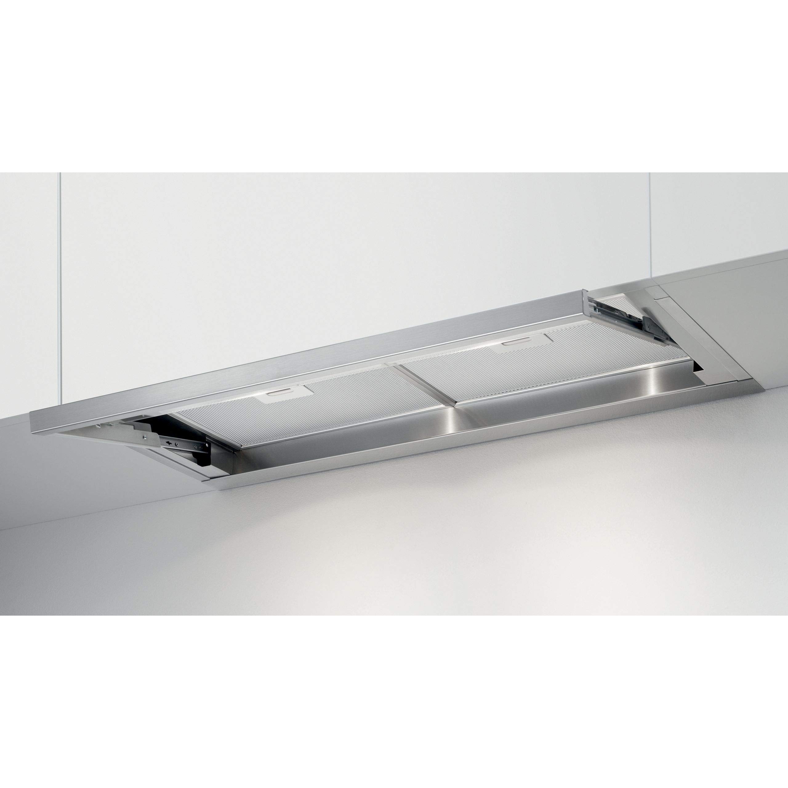 Elica Lever PRF0160153 Flachschirmhaube 60 cm Edelstahl Glas