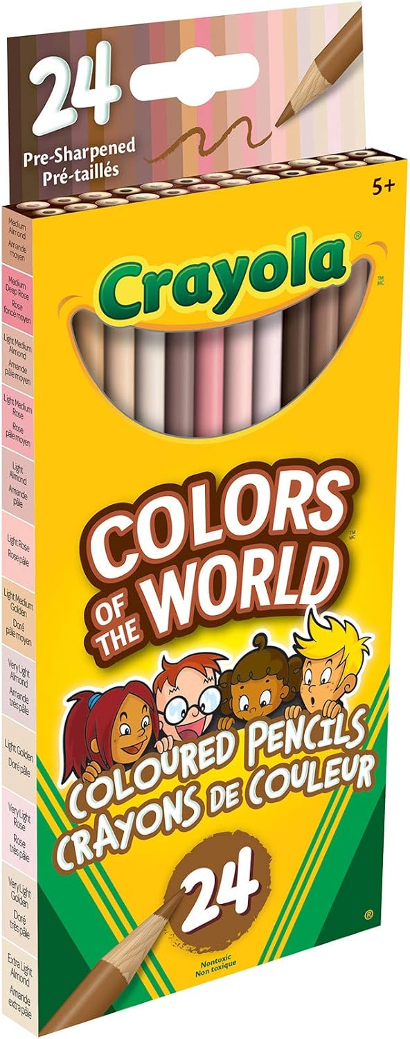 Crayola Colors of The World Skin Tone Pencils, 24CT