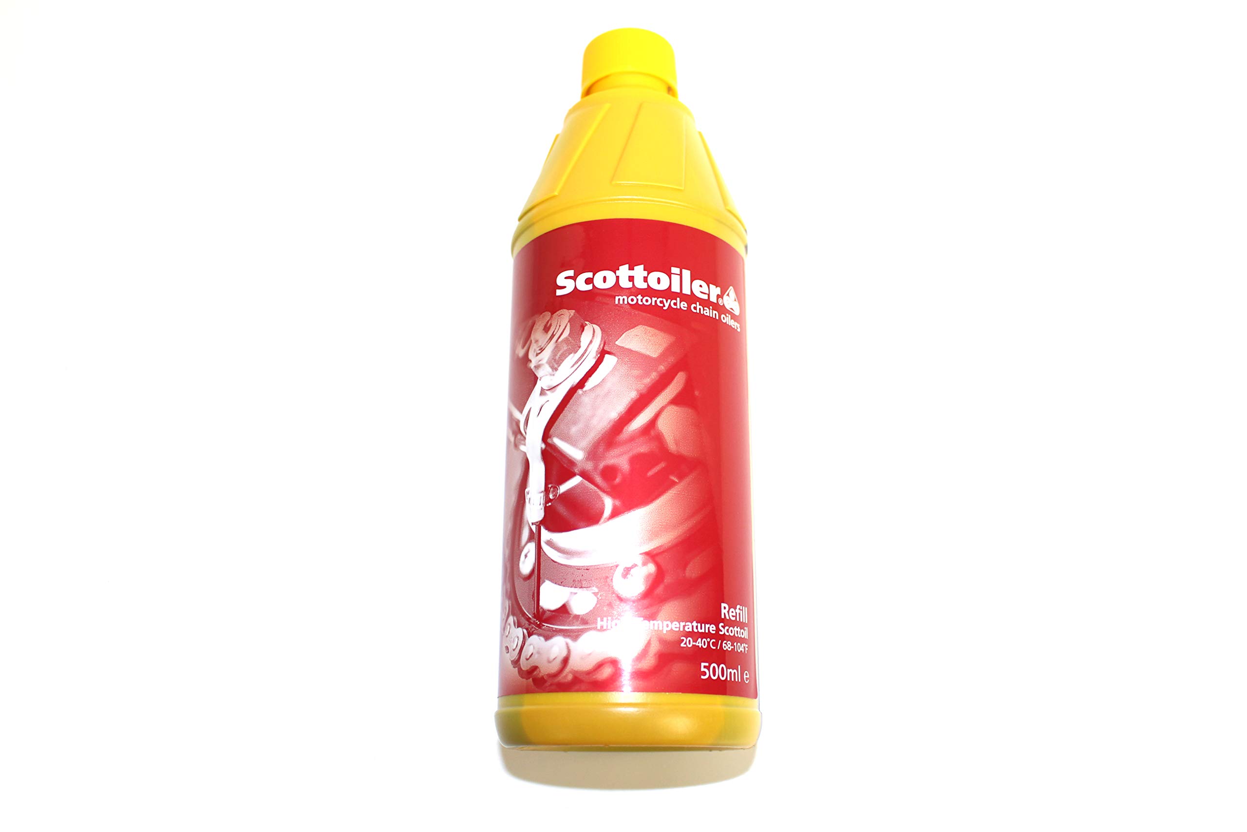 Scottoil High Temperature Red Chain Oiler Refill Oil for Scottoiler Chain Oilers (16.9 fl.oz.US Bottle)…