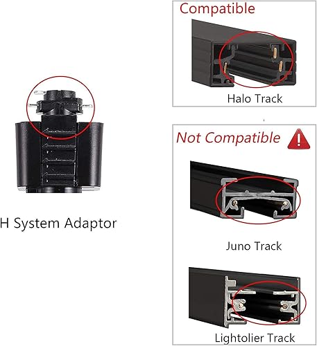 Miniatura 2 de CLOUDY BAY - Cabezales de iluminación LED Smart WiFi para pista, cabezales de luz de pista compatibles con Alexa Google Home, cambio de color RGBCW,