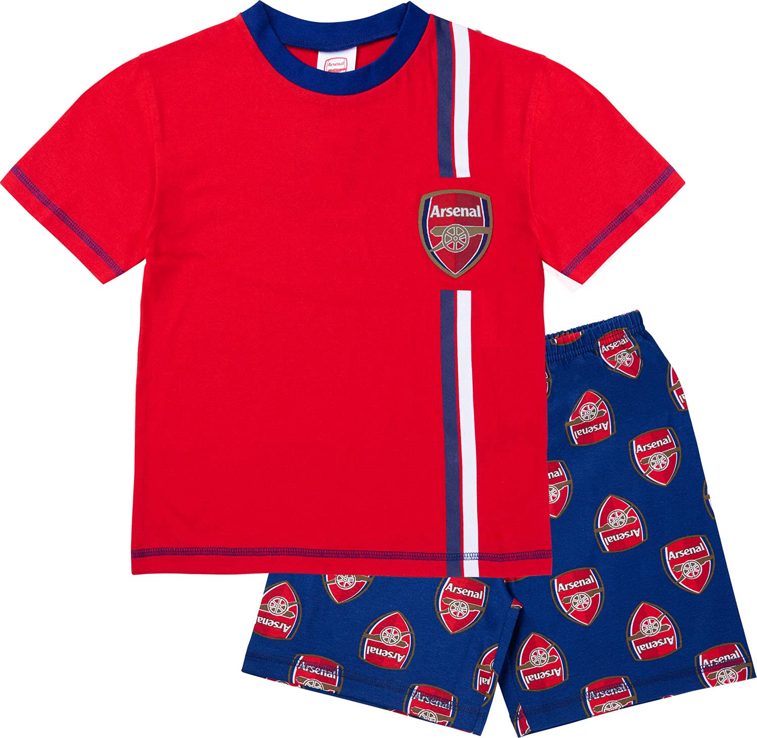 Arsenal F.C. Boys Pyjamas, Cotton AFC Pjs, Official Football Pyjamas for Kids