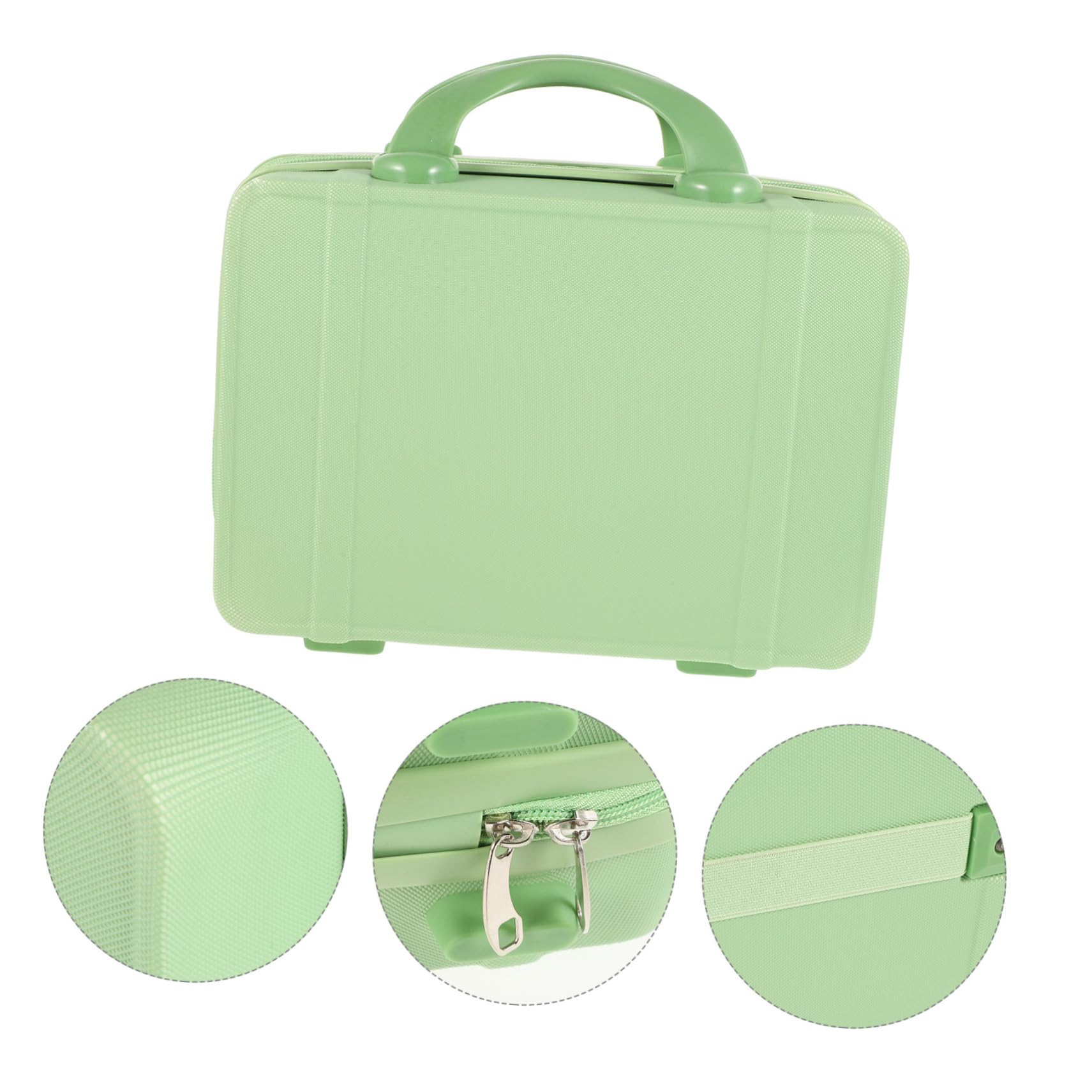 BESPORTBLE 14-Zoll Kosmetikkoffer für Damen Leichte Abs Hartschale Tragbar Multifunktional Stilvoll für Reise und Make Up Aufbewahrung
