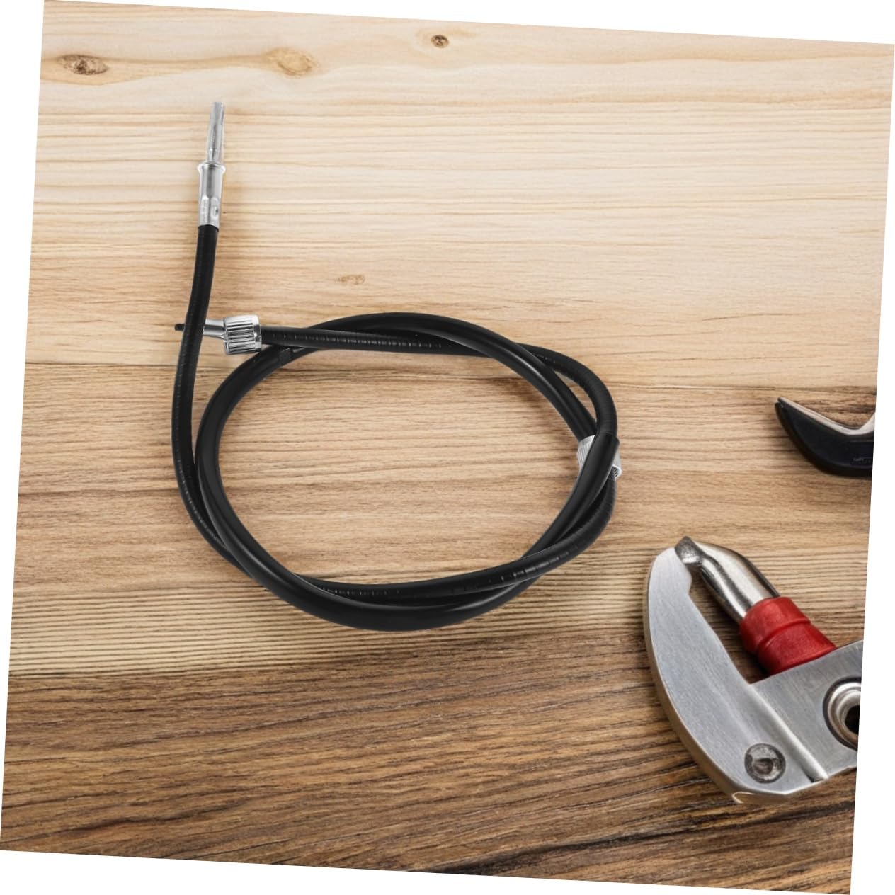 Abaodam Motorcycle Speedometer Cable: Replacement Easy Installation Motor Scooter Accessory Reliable Motorbike Replacement Part Black