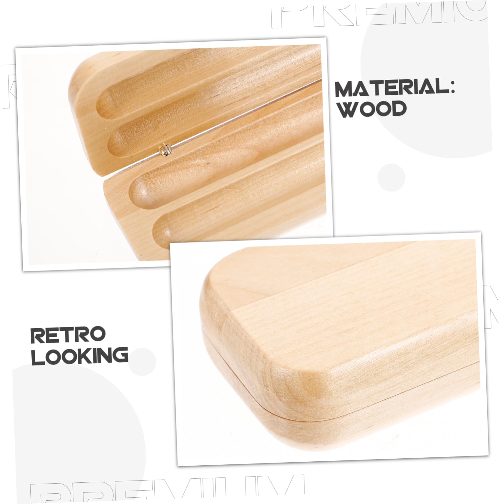 Uonlytech 5 Pezzi Scatola Portapenne con Scomparto Elegante Portapenne per Ufficio e Speciali per Penne e Biglietti Visita