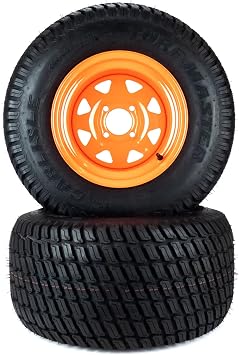 2 Carlstar/Carlisle Turf Master Tire Assemblies 24x12.00-12 Fits Scag Patriot Tiger Cat II 61" 481850
