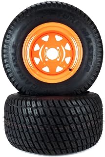 (2) Carlstar/Carlisle Turf Master Tire Assemblies 24x12.00-12 Fits Scag Patriot Tiger Cat II 61" 481850