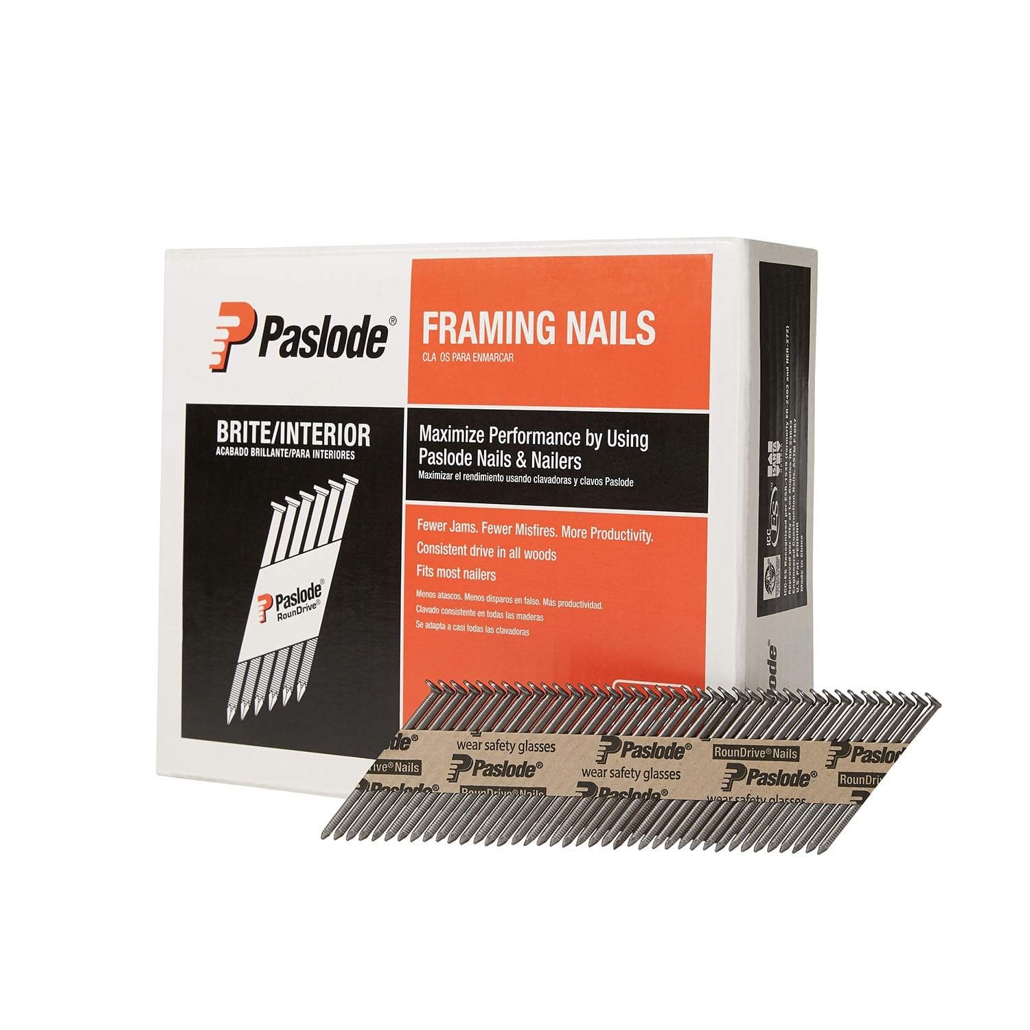 Paslode Brite Framing Nails - 3" x .131" -10
