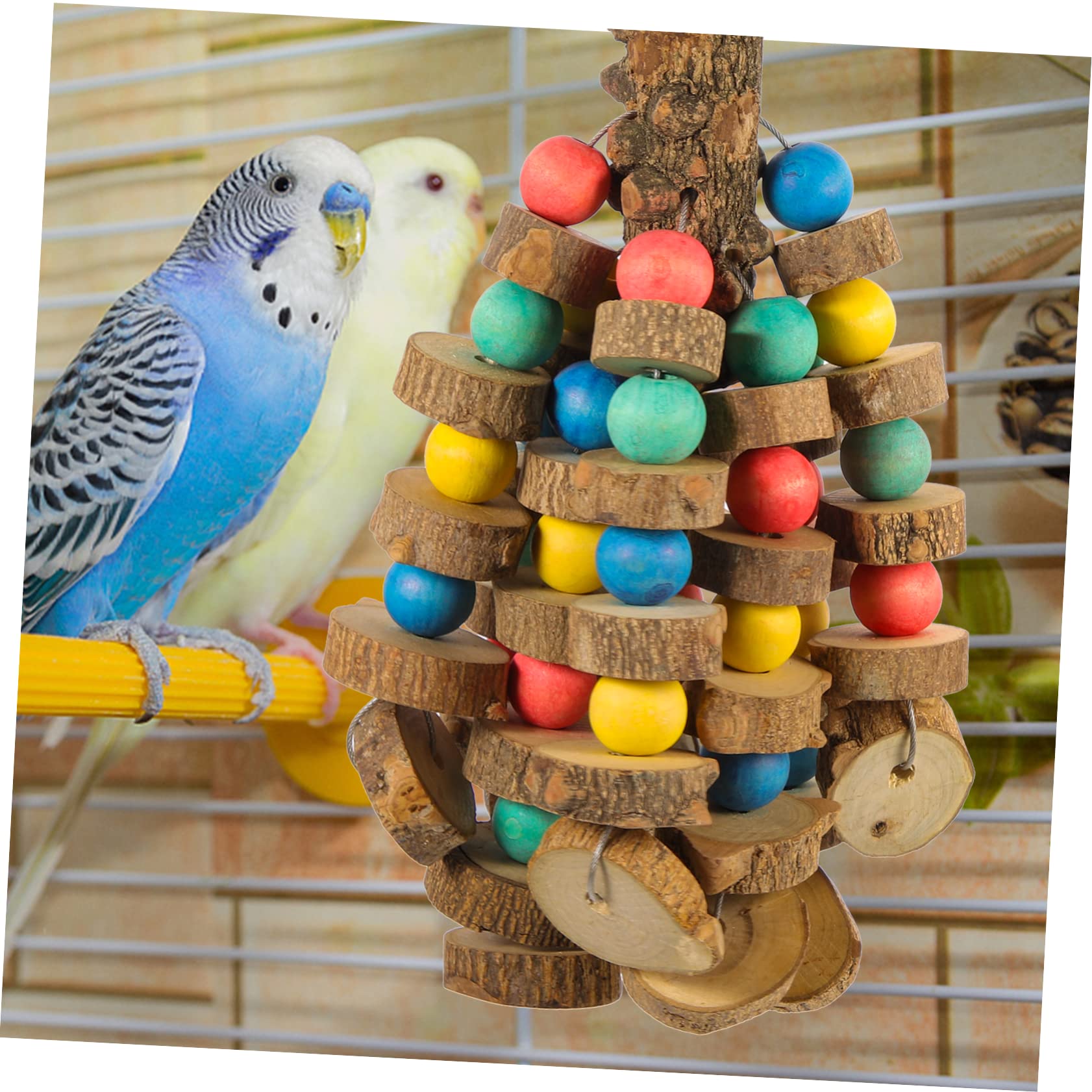 TOYANDONA Papageien Kauspielzeug gegen Langeweile für Käfigvögel | Leicht Anzubringen, Verhindert Zerstörerisches Verhalten, Lockt Vögel, Geeignet für Haustier und Ziervögel