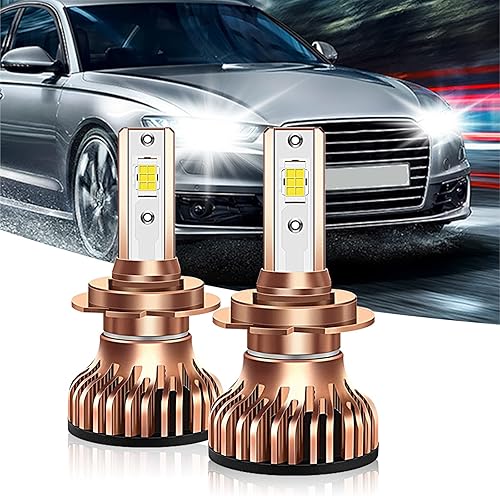 Miytsya Paquete de 2 bombillas LED H11 foco de luz frontal LED impermeable súper brillante intercambio de luz lejana cerca combinación de bombillas