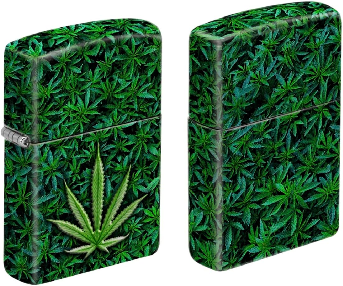 Zippo Lighter - Leaf Designs Indoor Outdoor Windproof Zippo Lighter (Leaf 540 Color #Z6022)
