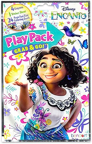 Miniatura 5 de Disney Encanto - Paquete de recuerdos y suministros para fiestas de cumpleaños para niños, paquete con 12 paquetes de actividades Encanto para